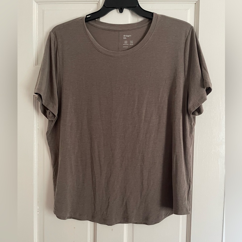 GapFit Brown Shortsleeve Shirt XXL